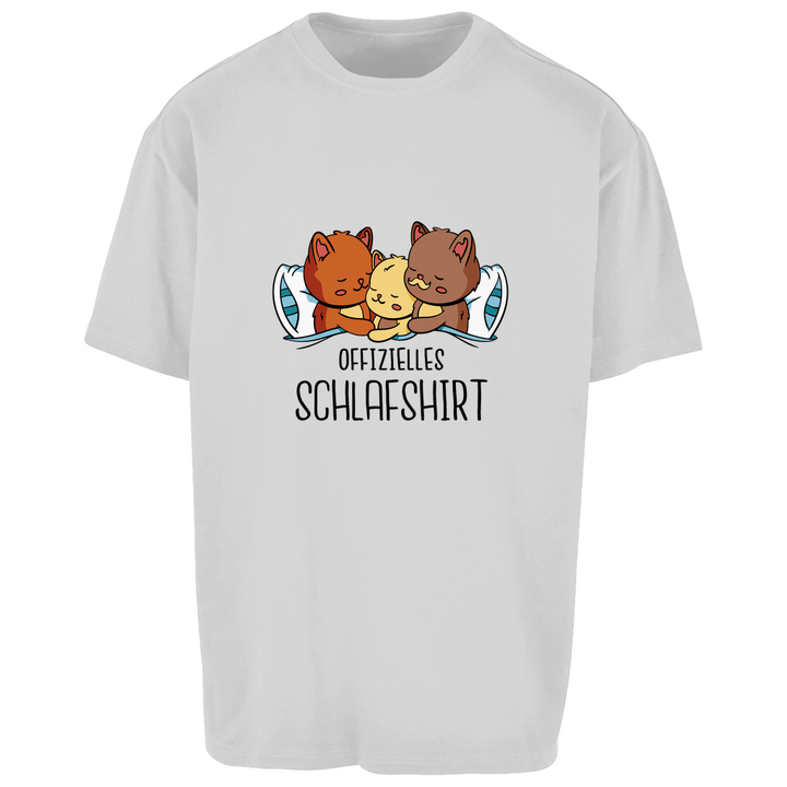 Katzenfamilie - Oversize Schlafshirt