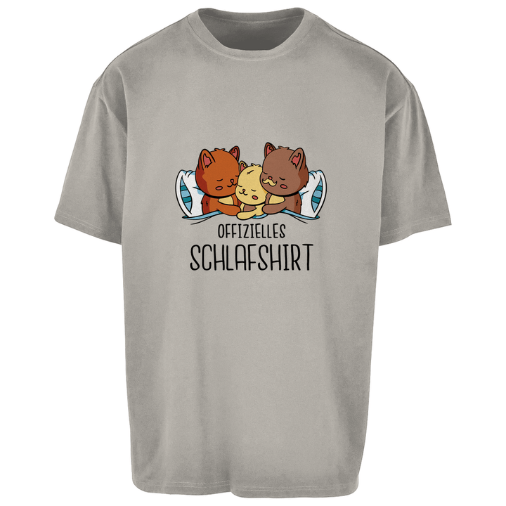 Katzenfamilie - Oversize Schlafshirt