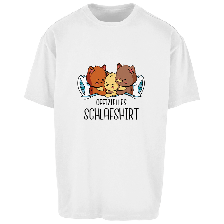 Katzenfamilie - Oversize Schlafshirt