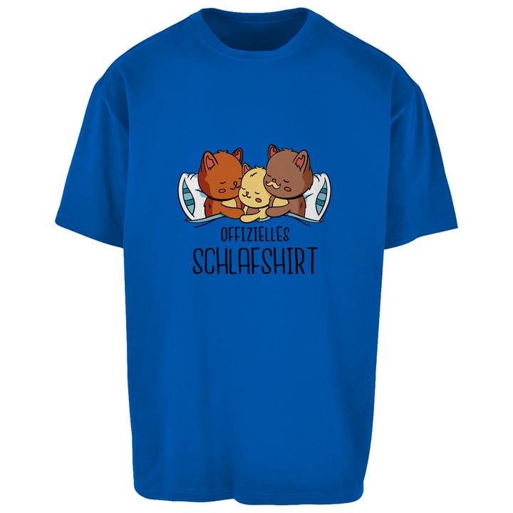 Katzenfamilie - Oversize Schlafshirt