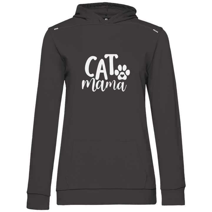 Katzenmama - Damen Hoodie - Textilzauber