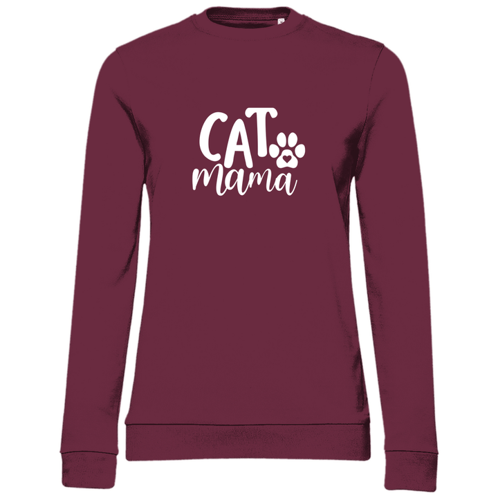 Katzenmama - Damen Sweatshirt - Textilzauber