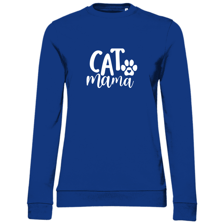 Katzenmama - Damen Sweatshirt - Textilzauber