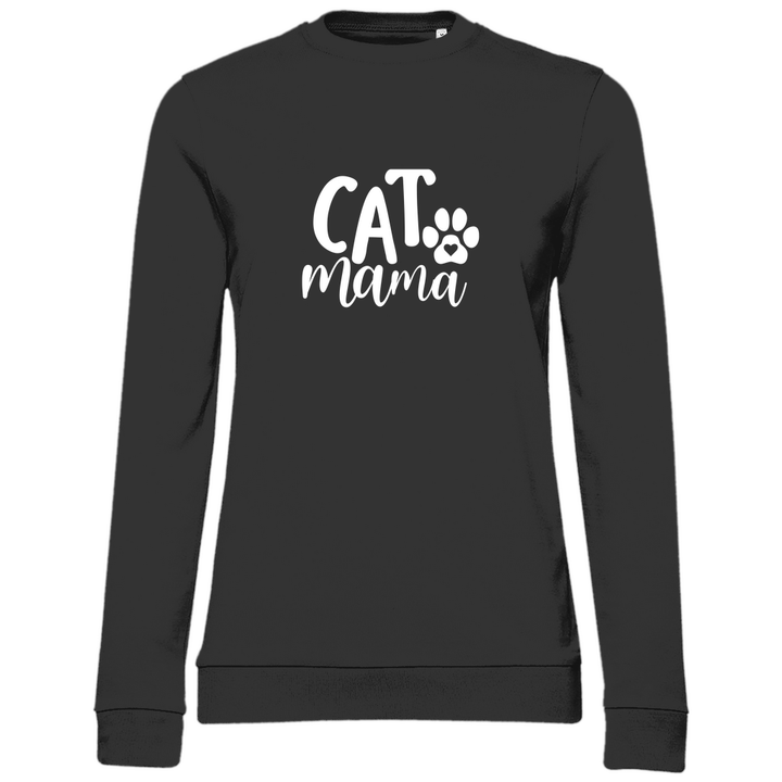 Katzenmama - Damen Sweatshirt - Textilzauber
