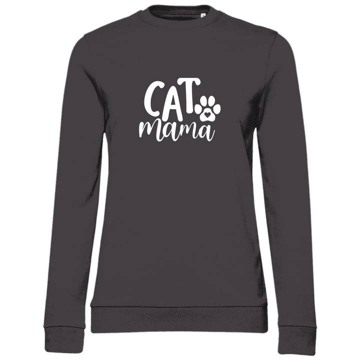Katzenmama - Damen Sweatshirt - Textilzauber