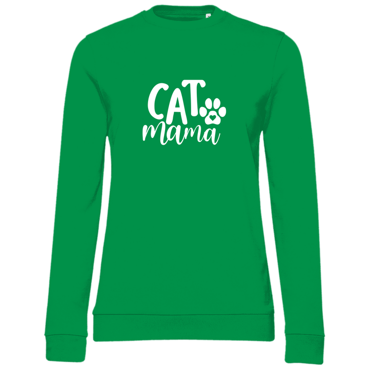 Katzenmama - Damen Sweatshirt - Textilzauber