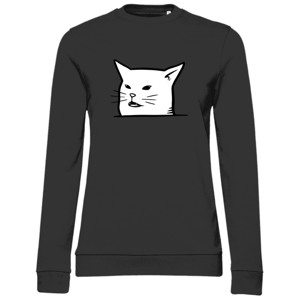 Katzenmeme - Damen Sweatshirt - Textilzauber