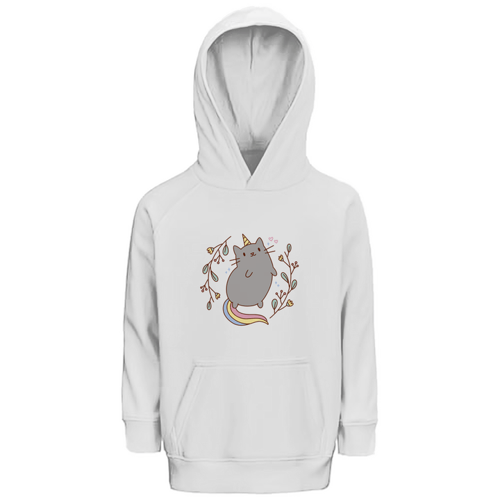 Katzicorn - Premium Bio Kinderhoodie - Textilzauber