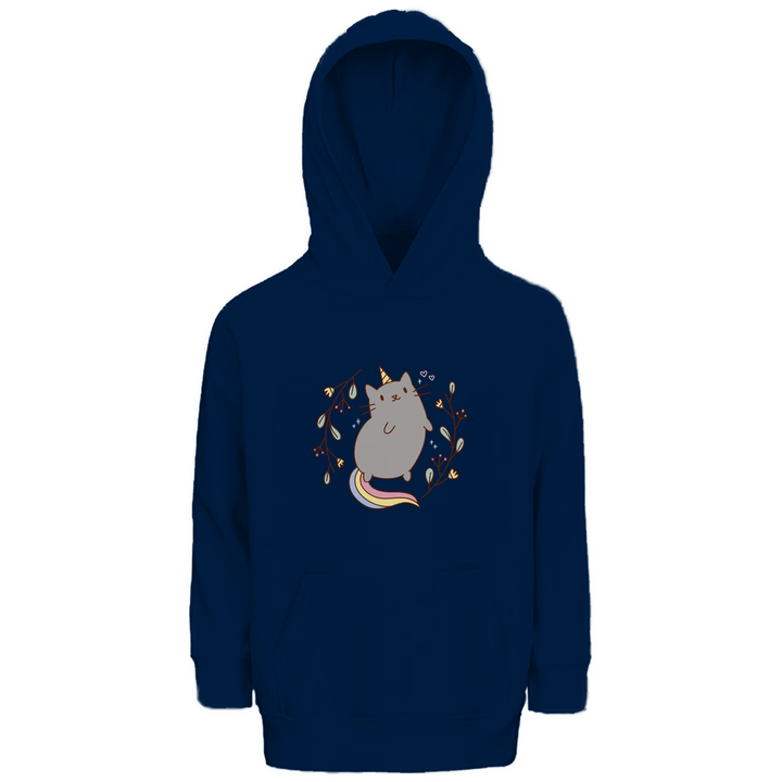 Katzicorn - Premium Bio Kinderhoodie - Textilzauber