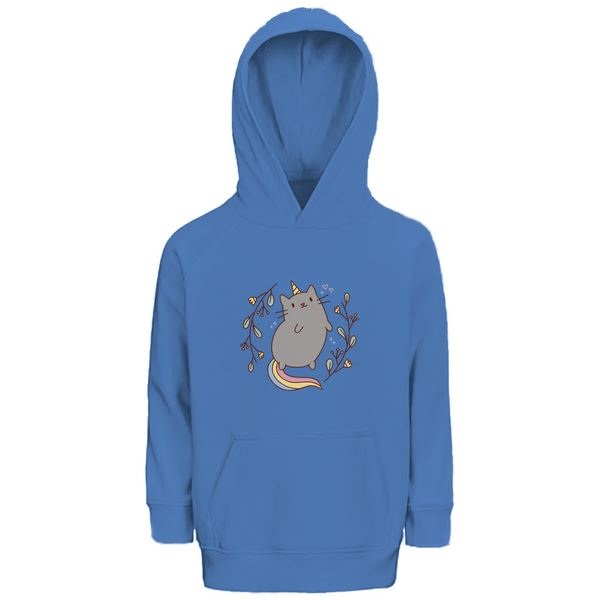 Katzicorn - Premium Bio Kinderhoodie - Textilzauber