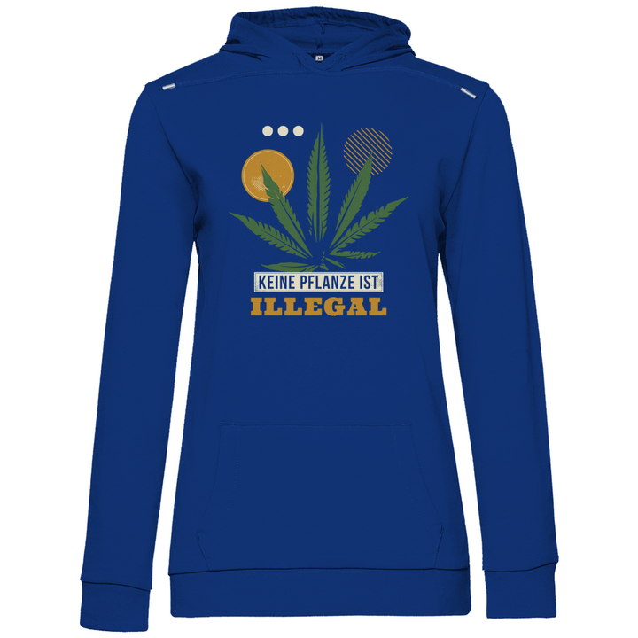 Keine Pflanze ist Illegal - Damen Hoodie - Textilzauber