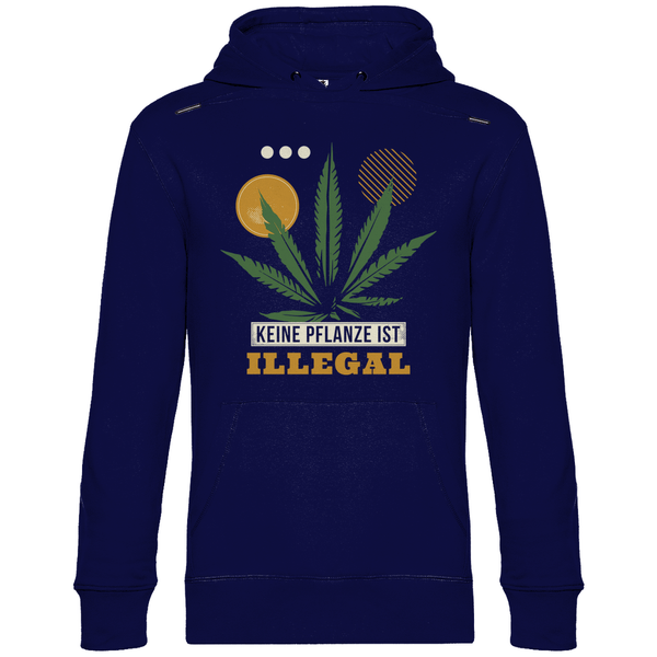 Keine Pflanze ist Illegal - Herren Hoodie - Textilzauber