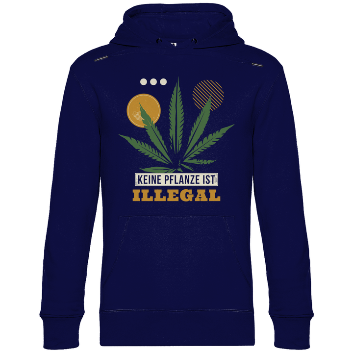 Keine Pflanze ist Illegal - Herren Hoodie - Textilzauber