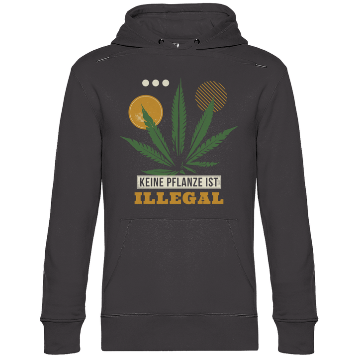 Keine Pflanze ist Illegal - Herren Hoodie - Textilzauber