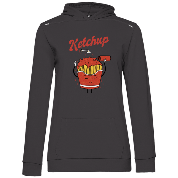 Ketchup - Damen Hoodie - Textilzauber