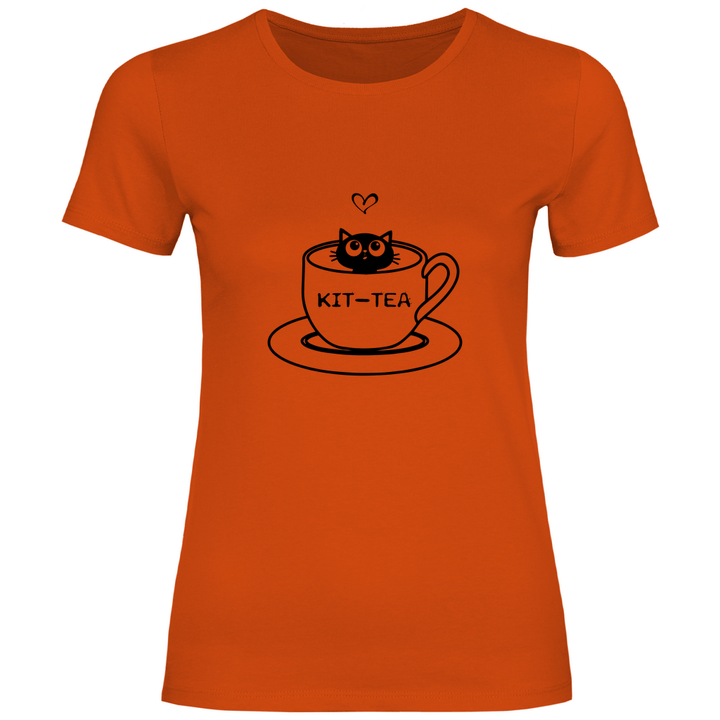 Kit - Tea - Damen T - Shirt - Textilzauber