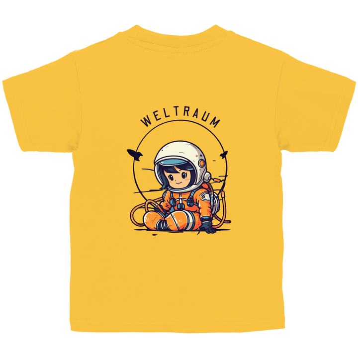 Kleine Astronautin - Kinder T - Shirt mit Rückendruck - Textilzauber