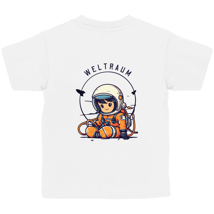 Kleine Astronautin - Kinder T - Shirt mit Rückendruck - Textilzauber