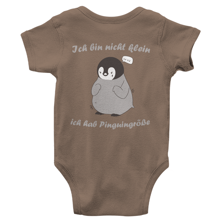Kleiner Pinguin Bio Baby - Body mit Rückendruck - Textilzauber
