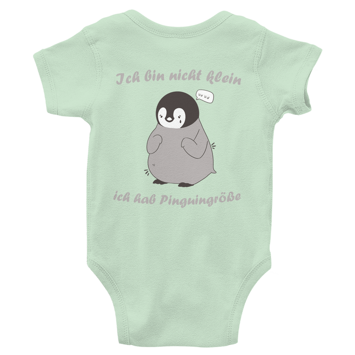 Kleiner Pinguin Bio Baby - Body mit Rückendruck - Textilzauber