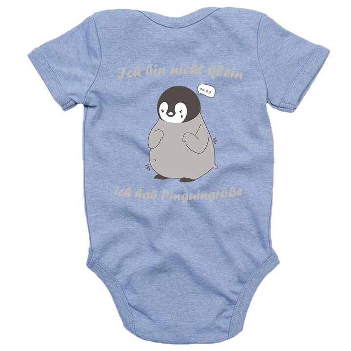 Kleiner Pinguin Bio Baby - Body mit Rückendruck - Textilzauber