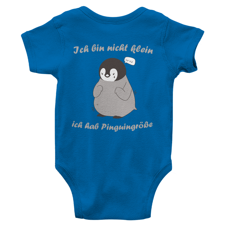 Kleiner Pinguin Bio Baby - Body mit Rückendruck - Textilzauber