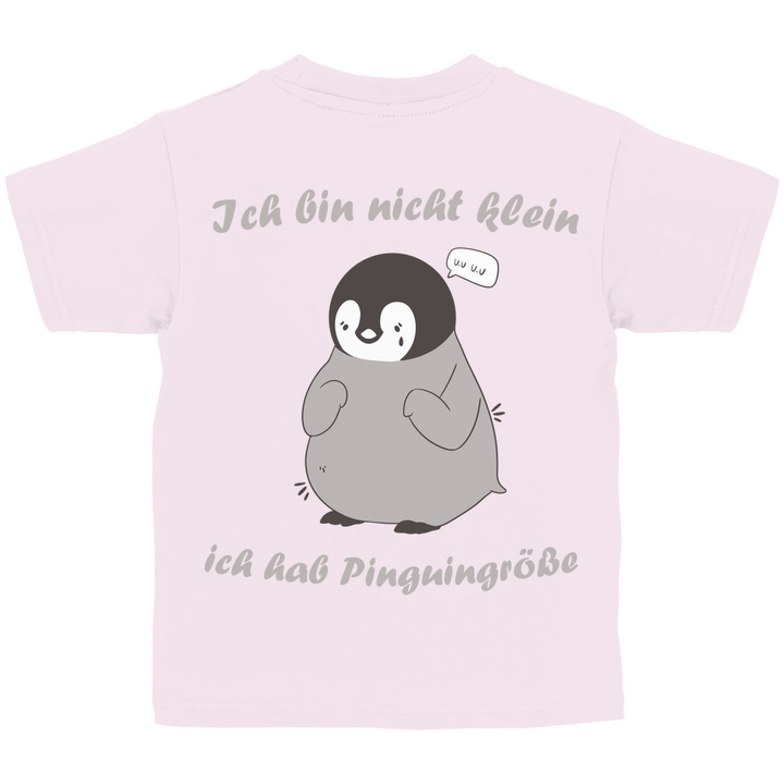 Kleiner Pinguin Kinder T - Shirt Rückendruck - Textilzauber