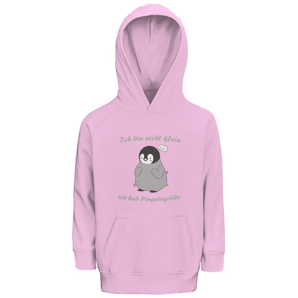 Kleiner Pinguin Premium Bio Kinderhoodie - Textilzauber