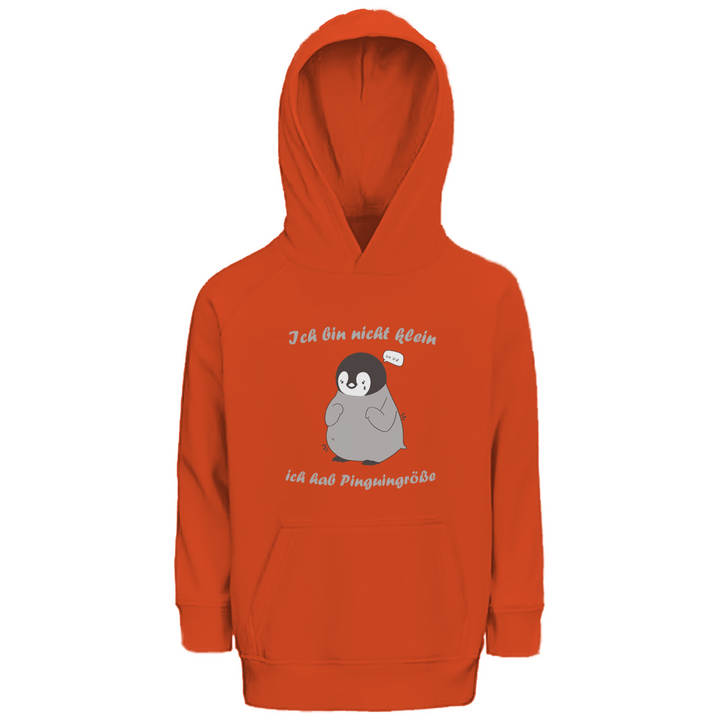 Kleiner Pinguin Premium Bio Kinderhoodie - Textilzauber