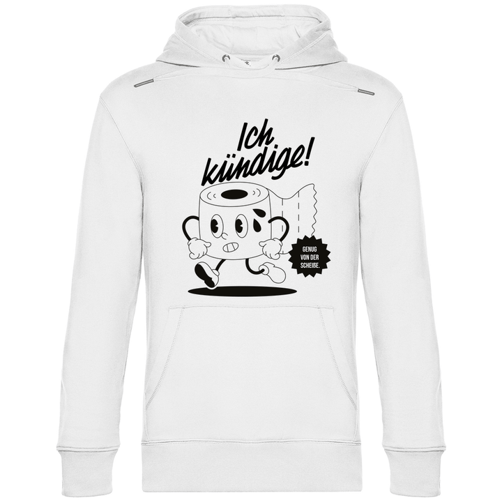 Klopapier Kündigung - Herren Hoodie - Textilzauber