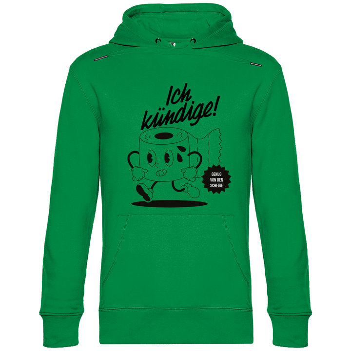 Klopapier Kündigung - Herren Hoodie - Textilzauber