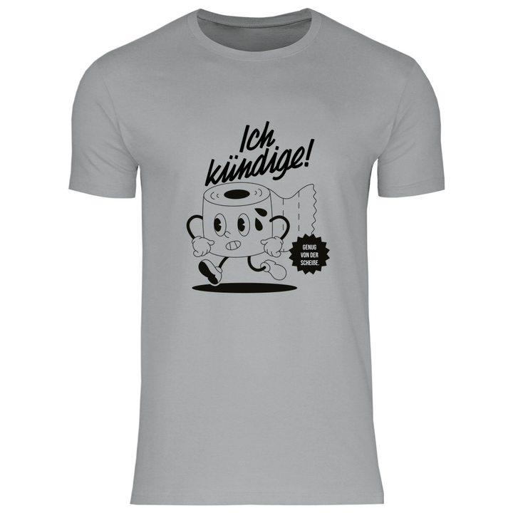 Klopapier Kündigung - Herren T - Shirt - Textilzauber