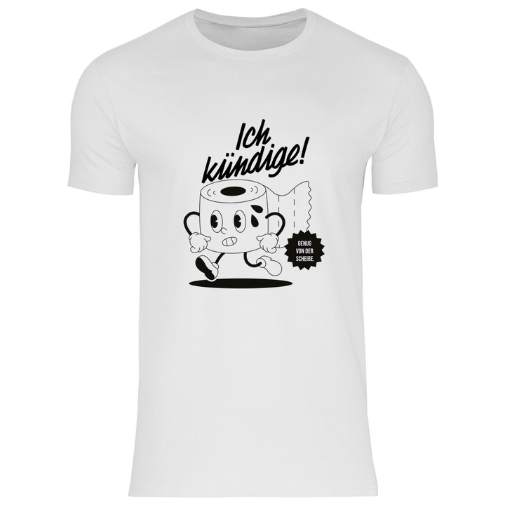 Klopapier Kündigung - Herren T - Shirt - Textilzauber