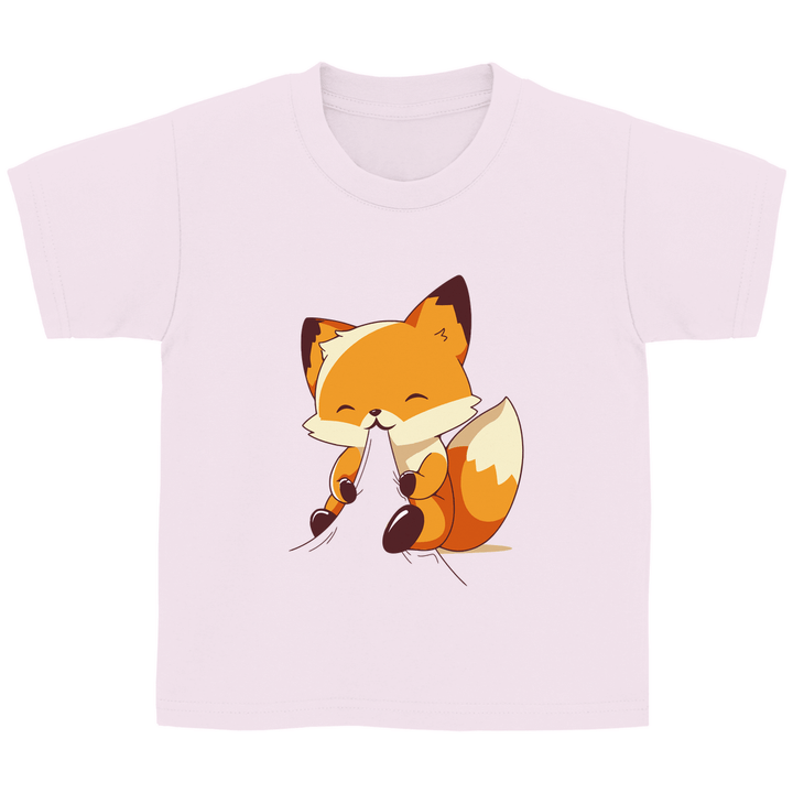 Knabbernder Fuchs - Kinder T - Shirt - Textilzauber
