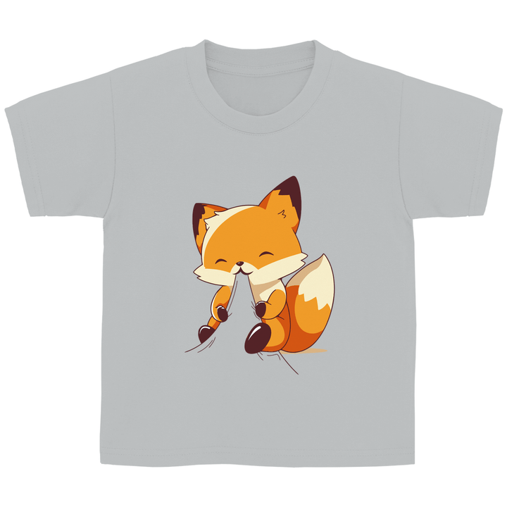 Knabbernder Fuchs - Kinder T - Shirt - Textilzauber