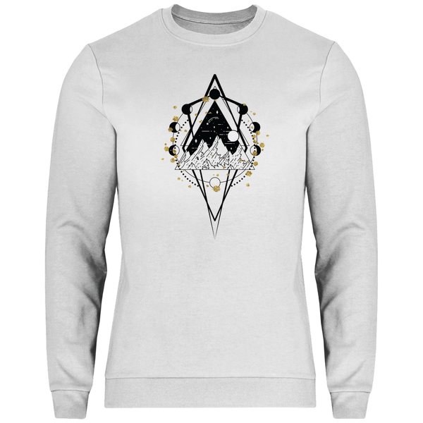 Kosmische Berge - Herren Sweatshirt - Textilzauber