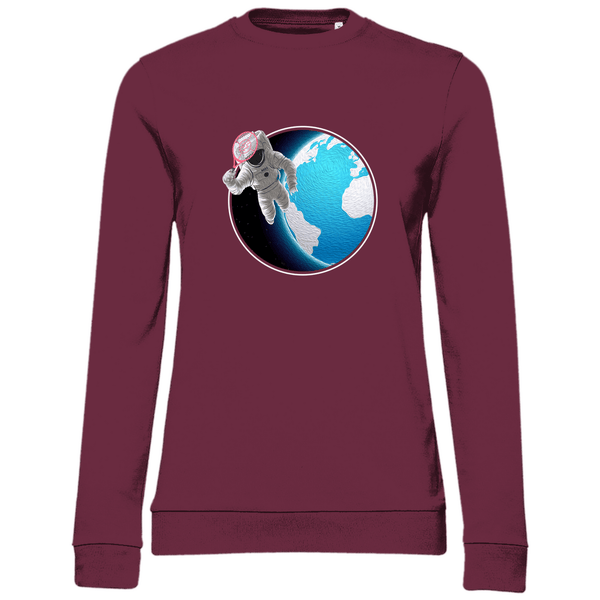 Kosmischer Fliegenfänger - Damen Sweatshirt - Textilzauber