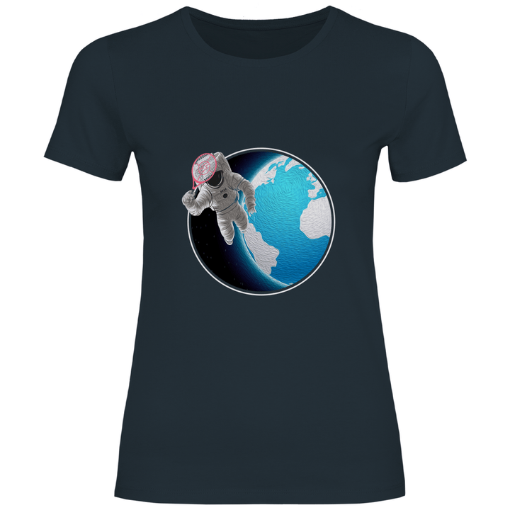Kosmischer Fliegenfänger - Damen T - Shirt - Textilzauber