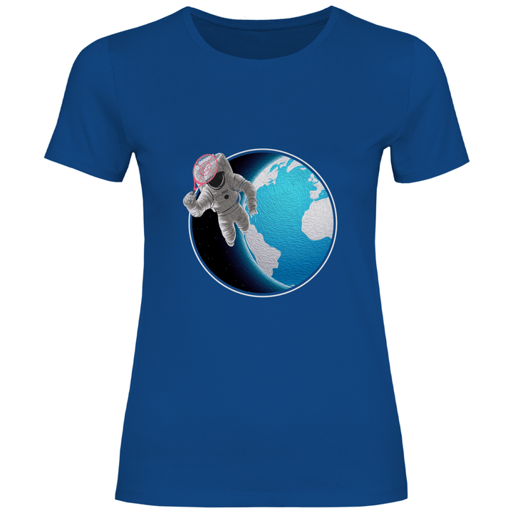Kosmischer Fliegenfänger - Damen T - Shirt - Textilzauber