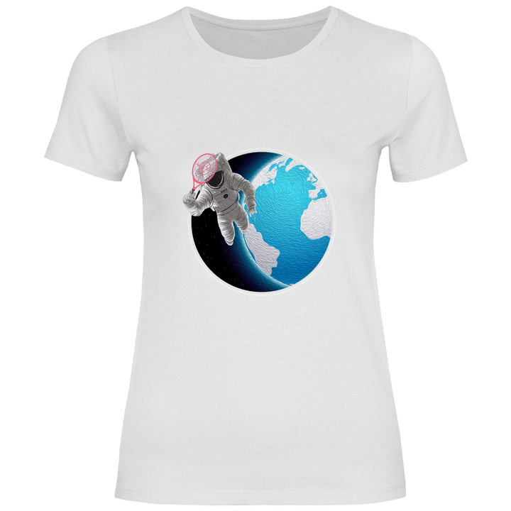 Kosmischer Fliegenfänger - Damen T - Shirt - Textilzauber