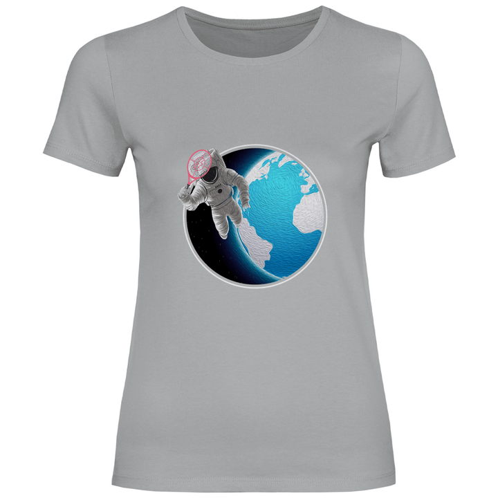 Kosmischer Fliegenfänger - Damen T - Shirt - Textilzauber