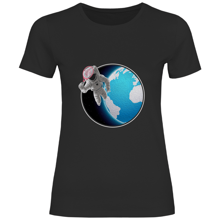 Kosmischer Fliegenfänger - Damen T - Shirt - Textilzauber