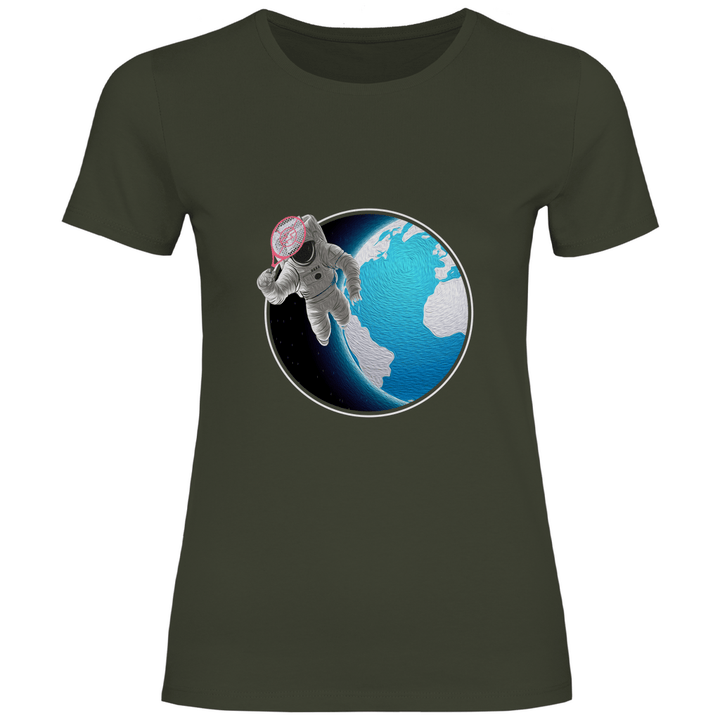 Kosmischer Fliegenfänger - Damen T - Shirt - Textilzauber