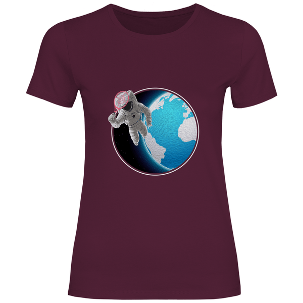 Kosmischer Fliegenfänger - Damen T - Shirt - Textilzauber