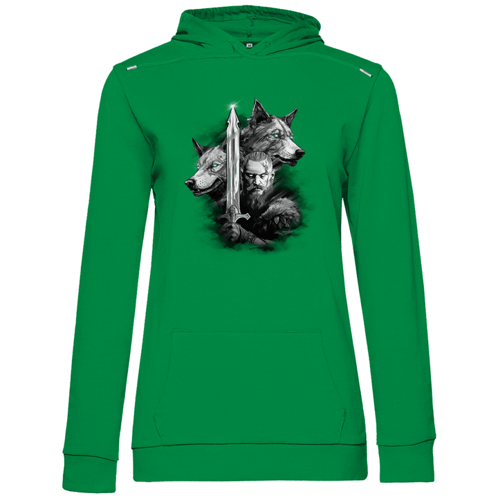 Krieger des Nordens - Damen Hoodie - Textilzauber