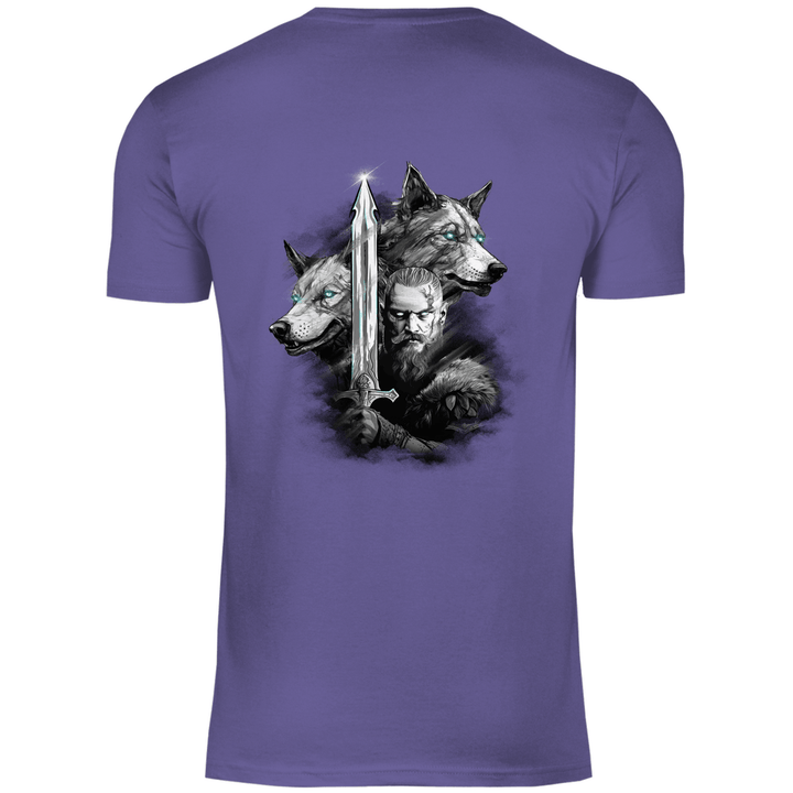 Krieger des Nordens - Herren T - Shirt mit Rückendruck - Textilzauber