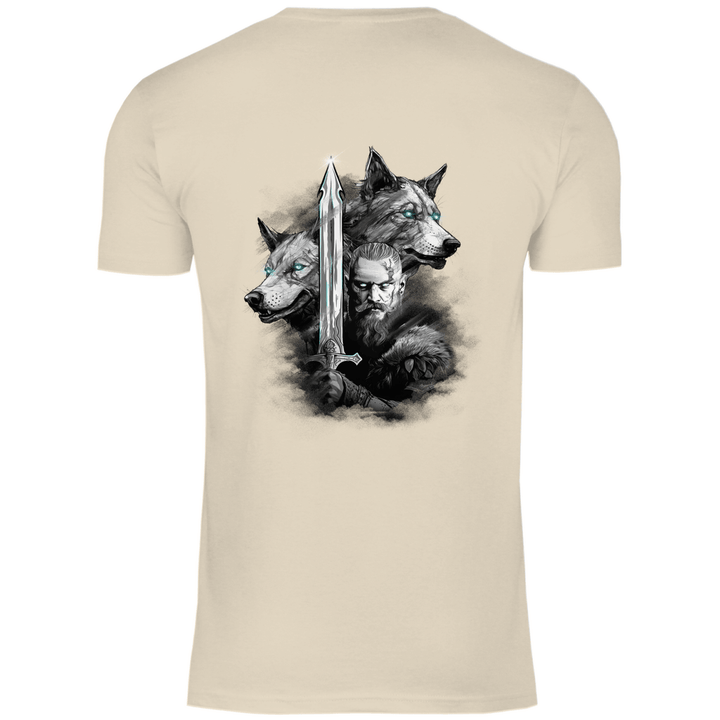 Krieger des Nordens - Herren T - Shirt mit Rückendruck - Textilzauber
