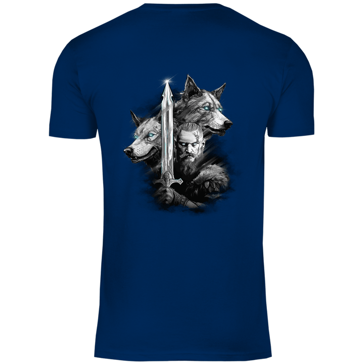 Krieger des Nordens - Herren T - Shirt mit Rückendruck - Textilzauber
