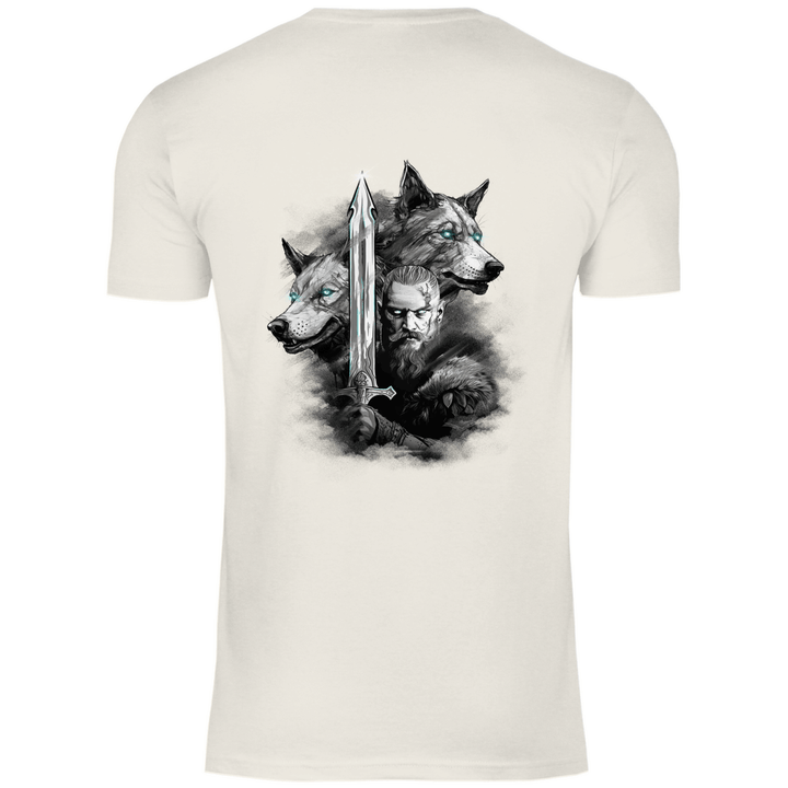 Krieger des Nordens - Herren T - Shirt mit Rückendruck - Textilzauber