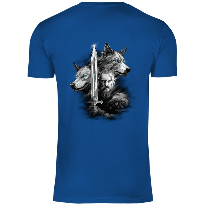 Krieger des Nordens - Herren T - Shirt mit Rückendruck - Textilzauber